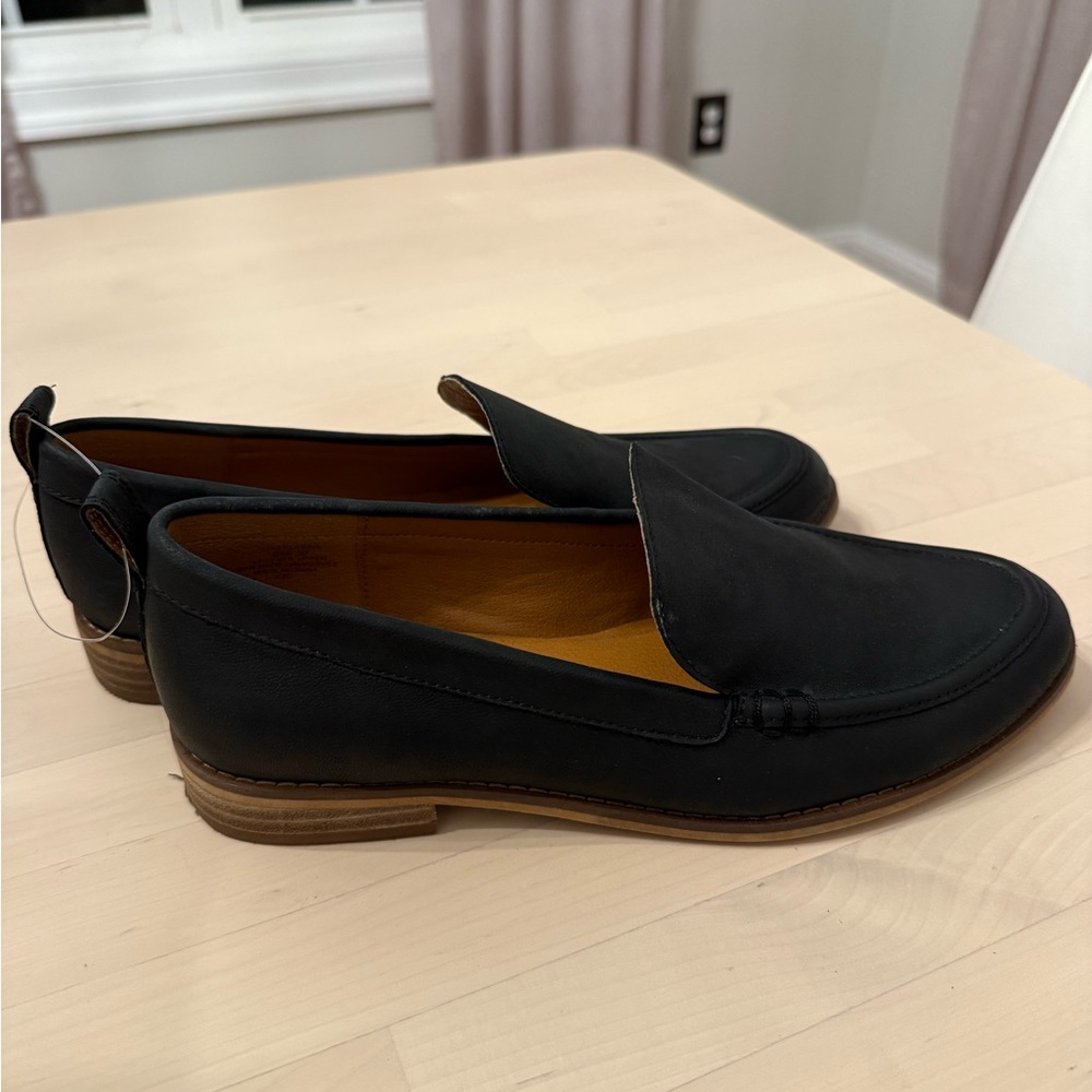 Lucky Brand Black Leather Loafers